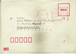 Brazil Letter Via Yugoslavia 1979 - Meter Stamp - Storia Postale