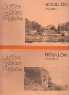 Cartes Postales D'autrefois Bouillon   2 Volumes - Bücher & Kataloge