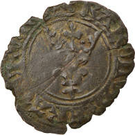 Monnaie, France, Charles VI, Double Tournois, Niquet, Atelier Incertain, TB - 1380-1422 Charles VI The Beloved
