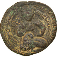 Monnaie, Ayyubids, Al-Ashraf Musa, Dirham, AH 612 (1215/16), TB+, Bronze - Islamiques