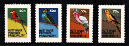 Hutt River Province 1979 Birds Set Of 4 MNH - Cinderellas