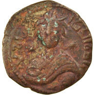 Monnaie, Artuqids, Nasir Al-Din, Dirham, AH 599 (1202/3), Mardin, TB+, Bronze - Islamitisch