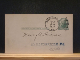 92/280   POSTAL CARD  PIQUAGE VERSO 1923 - 1921-40