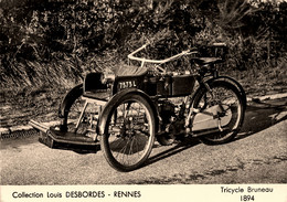 Rennes * Transport * Tricyle Bruneau 1894 * Cycle Moto Motos * Musée De L'automobile - Rennes