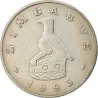 Monnaie, Zimbabwe, 50 Cents, 1993, TB+, Copper-nickel, KM:5 - Zimbabwe
