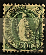 SWITZERLAND 1899 - Canceled - Sc# 96 - 50r - Perf. 11.5 : 11 - Used Stamps