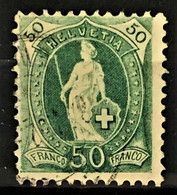 SWITZERLAND 1901/03 - Canceled - Sc# 96a - 50r - Perf. 11.5 : 12 - Oblitérés