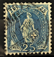 SWITZERLAND 1899 - Canceled - Sc# 94 - 25r - Perf. 11.5 : 12 - Used Stamps