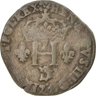 Monnaie, France, Henri III, Double Sol Du Dauphiné, 1582, Grenoble, TB+ - 1574-1589 Hendrik III