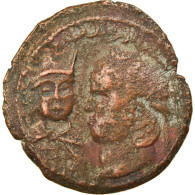 Monnaie, Artuqids, Husam Al-Din Yuluq Arslan, Dirham, Mardin, TB+, Bronze - Islamische Münzen