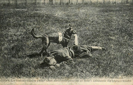 Ww1 * Guerre 14/18 War * Chien Ambulancier Secourant Un Blessé ! * Ambulance - Oorlog 1914-18