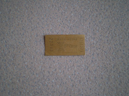Ticket De Métro RATP X Non Perforé - Unclassified
