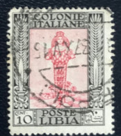 Libia - Colonie Italiane - P4/38 - (°)used - 1921 - Michel 27 - Godin Van De Overvloed - Libya