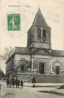 MONTENDRE L'EGLISE CACHET MILITAIRE ARCIS SUR AUBE SECTION H VOIES DE COMMUNICATIONS - Montendre