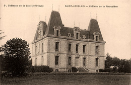 St Herblain * Château De La Rivaudière * Châteaux De La Loire Inférieure N°51 - Saint Herblain