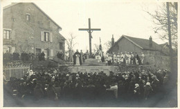 CHATENOIS - Carte Photo, Erection Et Bénédiction De La Croix De Mission 1er Novembre 1931. - Châtenois-les-Forges