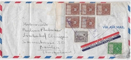 KLM  - 1948 - VENEZUELA Air Mail Cover To SWITZERLAND + Luchtpost Par Avion Air Mail LABEL Royal Dutch Air Lines - Avions