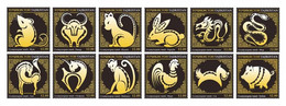Tajikistan 2020 Sign's Of The Zodiac Year Of Ox Set Of Perforated Stamps - Tadschikistan