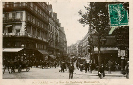 Paris 9ème * Carte Photo * Rue Du Faubourg Montmartre - District 09