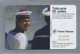 FR.- France Telecom. Télécarte. Marine Nationale. COLS BLEUS.  50 Unités. - Esercito