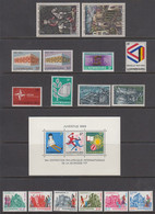 1969 ** Luxemburg (sans Charn., MNH, Postfrish) Complete   Mi 785/03   Yv 735/53  (19v) - Années Complètes