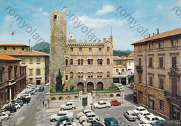 CARTOLINA ASCOLI PICINO,MARCHE,PIAZZA GARIBALDI,CENTRO CITTA,PANORAMA, COLOR VIAGGIATA 1973 - Ascoli Piceno