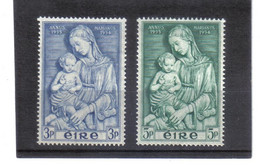 SAR332  IRLAND  1954  Michl  120/21 ** Postfrisch  SIEHE ABBILDUNG - Unused Stamps