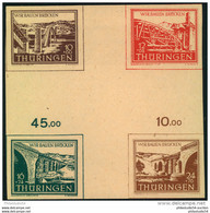 1945, Brückenbauausgabe, Postfrisches Herzstück. Michel 250,- - Autres & Non Classés