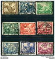 1933, Wagnersatz Komplett Gestempelt Mit Der Besseren 505 A. Michel Ca. 500,- - Usati