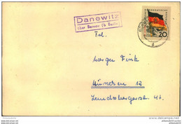 BRANDENBURG: Danewitz über Bernau (b. Berlin), 1961, Posthilfsstellen Stempel - Andere & Zonder Classificatie