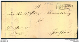 1863, Dienstbrief Ab BEESKOW - Storia Postale