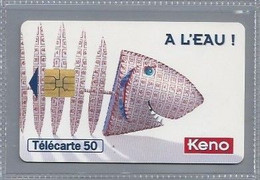 FR.- France Telecom. Télécarte. KENO. A L'EAU !.   50 Unités - Games