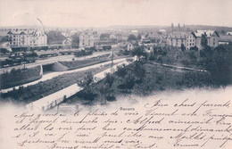 Renens VD, Chemin De Fer, Gare De Triage Et Trains (21.8.1901) - Renens