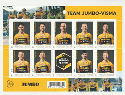 Nederland 2020 POSTZEGELVEL Wielrennen Team Jumbo Visma Tour De France-giro De Italia (NL) - Sin Clasificación