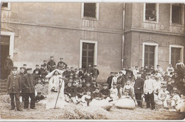 DÖBELN Sachsen Rekruten In Ausbildung Auf Dem Hof Vor Der Kaserne 16.3.1914 Gelaufen Original Fotokarte Oscar Sprössig - Doebeln