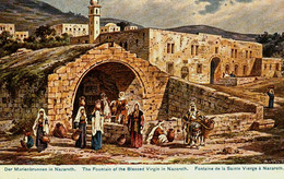 Pays Divers  / Israël / Fontaine De La Ste Vierge ...Nazareth - Israël