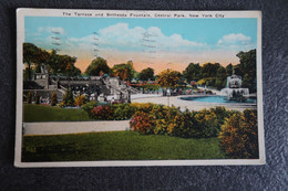 CPA - Terrace And Bethesda Fountain - Central Park - New York City - 1925 - Central Park