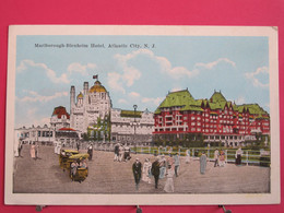 Visuel Pas Très Courant - Etats-Unis - New Jersey - Atlantic City - Marlborough Blenheim Hotel - R/verso - Atlantic City