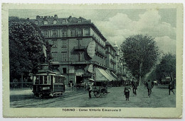 TORINO - Corso Vittorio Emanuele II, Tram E Carretto - Trasporti