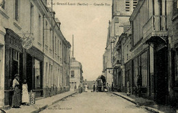 Le Grand Lucé * Grande Rue * Commerce Magasin De Cartes Postales Ancienne G. REDON - Le Grand Luce