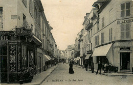 Meulan * La Rue Basse * Commerces Magasins JOLIVEAU , DELACROIX - Meulan