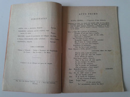 Lib461 Libretto Opera Lirica L'Elisir D'Amore Doninzetti Melodramma Felice Romani Casa Per Edizioni Popolari Barion 1934 - Théâtre