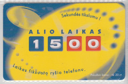 LITHUANIA 2001 ALIO LAIKAS 1500 WATCH - Lituanie