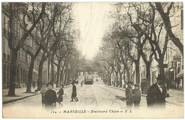 MARSEILLE (13) – Boulevard Chave. Editeur EL, N° 124. - Cinq Avenues, Chave, Blancarde, Chutes Lavies