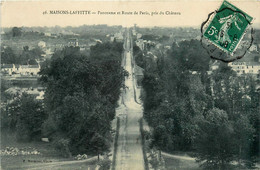 Maisons Laffitte * Panorama Et Route De Paris Pris Du Château - Maisons-Laffitte