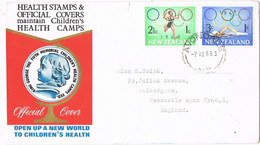 38564. Carta AVONDALE (New Zealand) 1968. Health Camps, Children's - Storia Postale