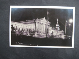 14.10. Wien Beleuchtetes Parlament 1930 - Ringstrasse