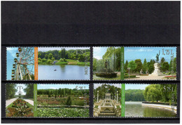 Moldova  2020.  Nature ,Flora Plants Trees Public Parks & Squares Monument Fountain Lake 4v. - Moldavie