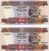 SALOMONS 1986 20 Dollar - P.16a Neuf UNC - Solomonen