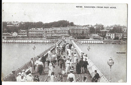 Isle Of Wight. Sandown From Pier Head (A6p71) - Sandown